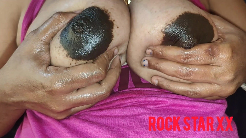 Rack star XX: Desi Tamil House Wife Big Boobs Oil Massage