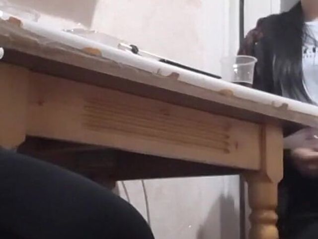 From Dirty Talk, Our Three Pussies Began to Flow and Cum (Lesbian-illusion)