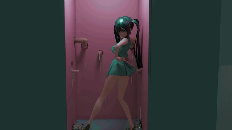 Smixix: Mona Genshin, impacto en el gloryhole gangbang hentai, baile y...