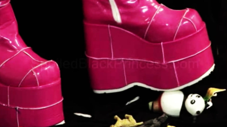 The Goddess Simone: Gothic boots worship