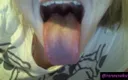 Renee Sakuya: Renee Showing off Her Long Tongue