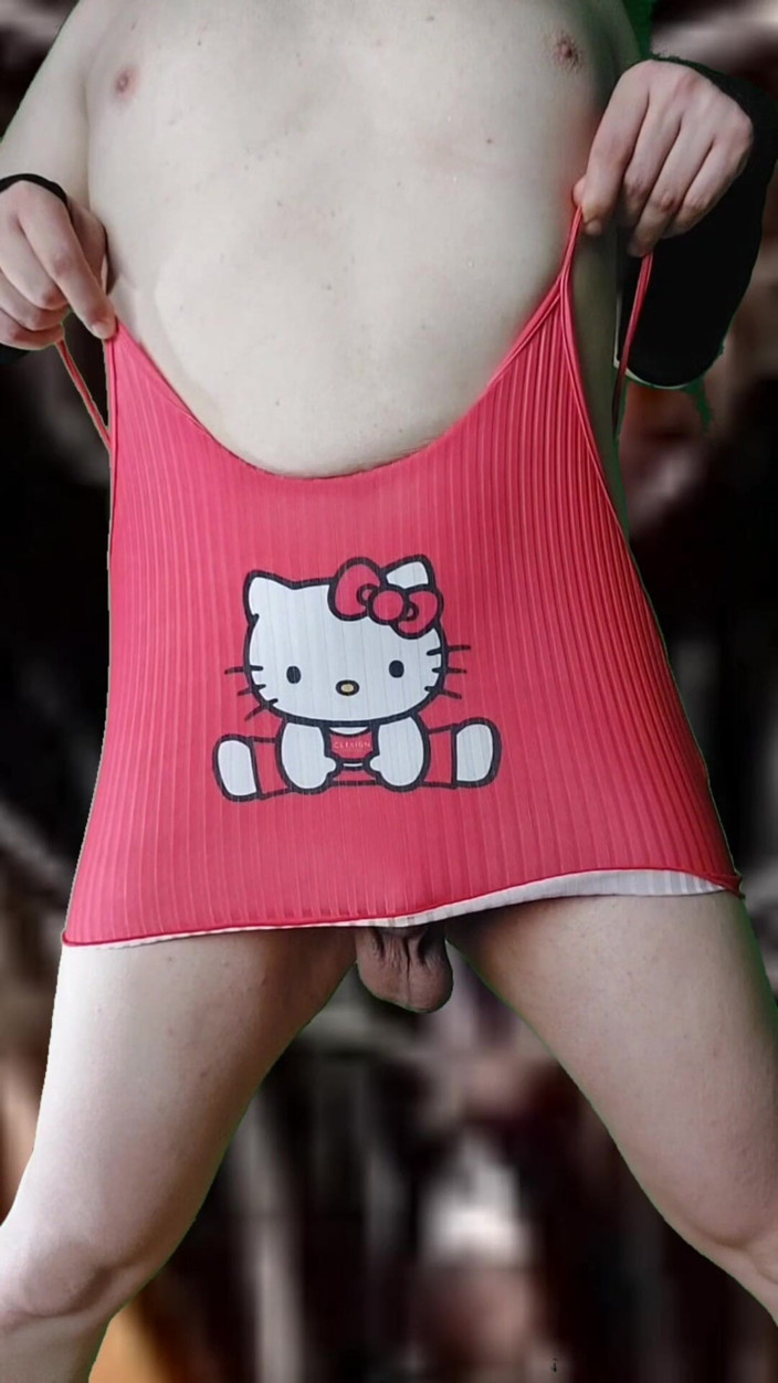 Kitty_Cross: Hot Cute Femboy Booty Sissy in Cute Pajama Bouncing Butt...