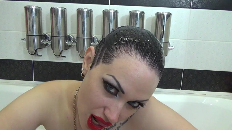 Goddess Misha Goldy: Big lips kiss , makeup &amp; mole fetish JOI