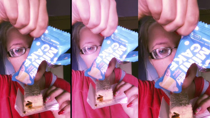 FinDom Goaldigger: Asmr kırmızı ruj ve mini pasta yeme