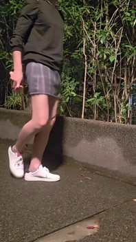 Public Toy Fucking and Outdoor Dildo Self Pleasuring of Shemale Ting Xuan