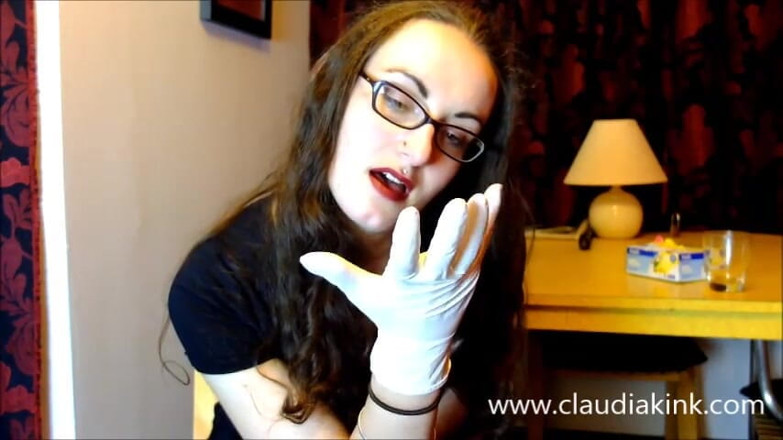 Claudia Kink: Teasing with my soft gloved hands