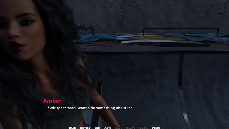 3D Cartoon Porn: College Kings 21 - секс с Amber на улице