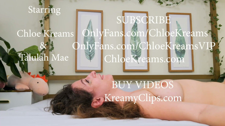 Chloe Kreams: レズドムマッサージ師が私に激しいストラップオンセックスを!クロエ・クリームズ、タルラ・メイ