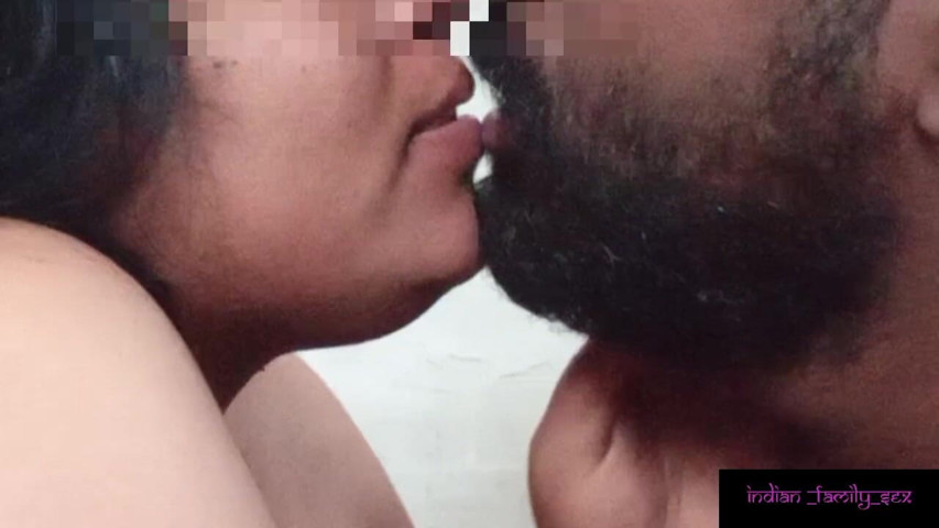 Indian Stepmom Kissing and Fucking (Indian Family Sex)