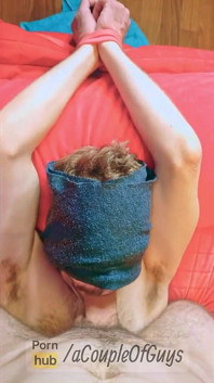 I Pinned Him Down and Had My Way with Him! | Blindfolded Face Fucking Facial Uncut Monster Cock