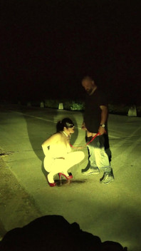 Extreme Street Pissing in the Mouth and Sperm