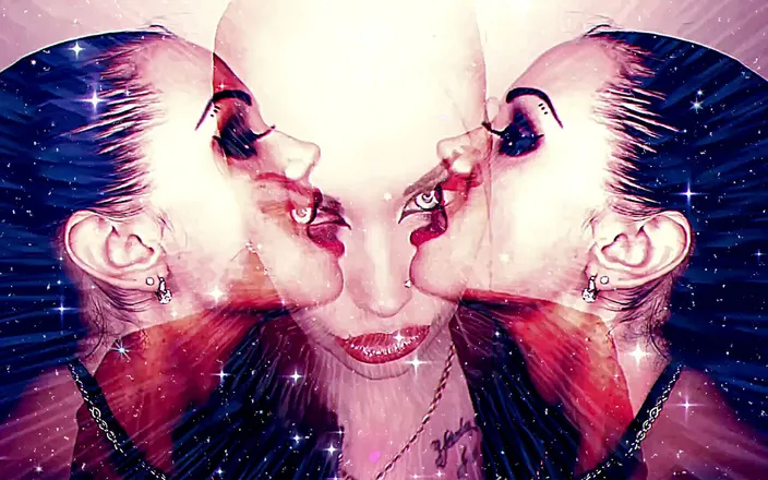 Goddess Misha Goldy: My seductive big red lips will totally brain fuck you!
