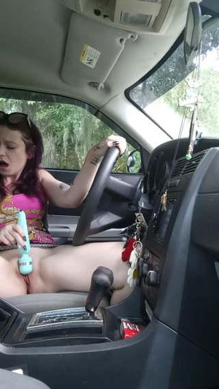 Lady_the_Tramp: Cute teen masturbation in car