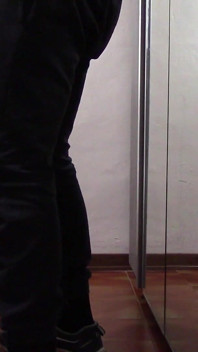 The MILF with Beautiful Legs and Pantyhose Irons and Gets Touched and Fucked