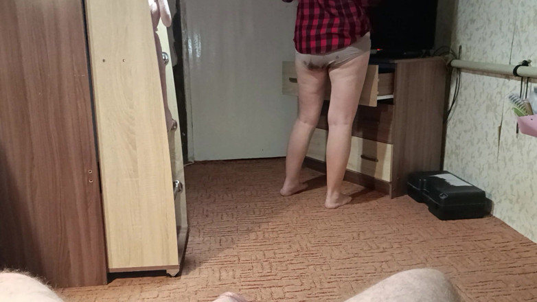 OniSoi: Stepmom Chooses Panties for Jerking off and Cumming
