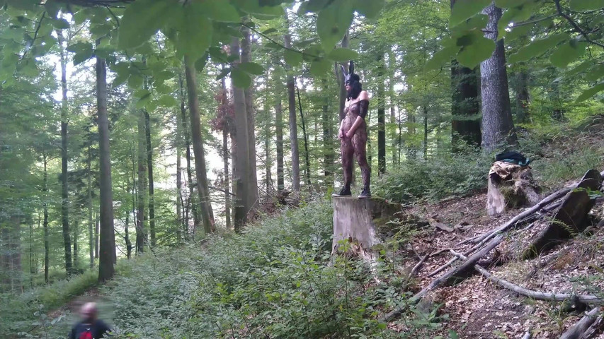Standing Pissing in a Woods in a Bunny Mask and Fishnet (Fuck me like you hate me) Standing Pissing in a Woods in a Bunny Mask and Fishnet (Fuck me like you hate me)