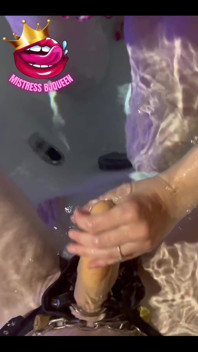 Don’t Think This Is What He Was Expecting When I Mentioned a Handjob in the Hot Tub, the Cock Stays Locked!
