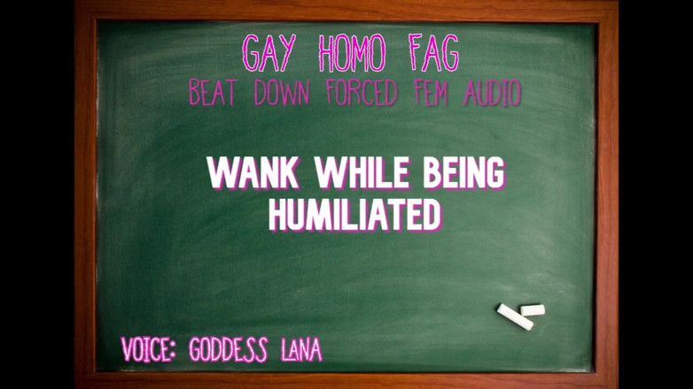 Campsissyboi: Wank While Being Humiliated Gay Homo Fag Audio