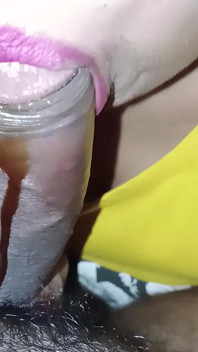 Choklad sirap avsugning