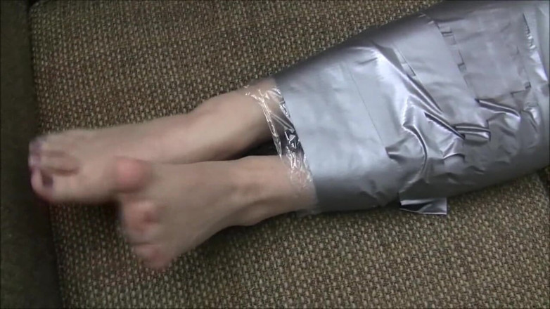 Selfgags classic: Mummified &amp; powerless!
