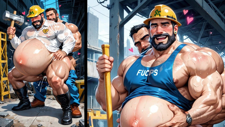 Trans-Men FTM Hentai: Hombre Trans Gordito Y Embarazada Follado Por Sus Compañeros De...
