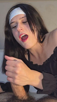 Delicious Handjob with a Big Cumshot
