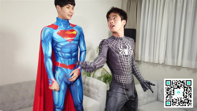 Mochi Boys: Superman x Spiderman kostuum rollenspel