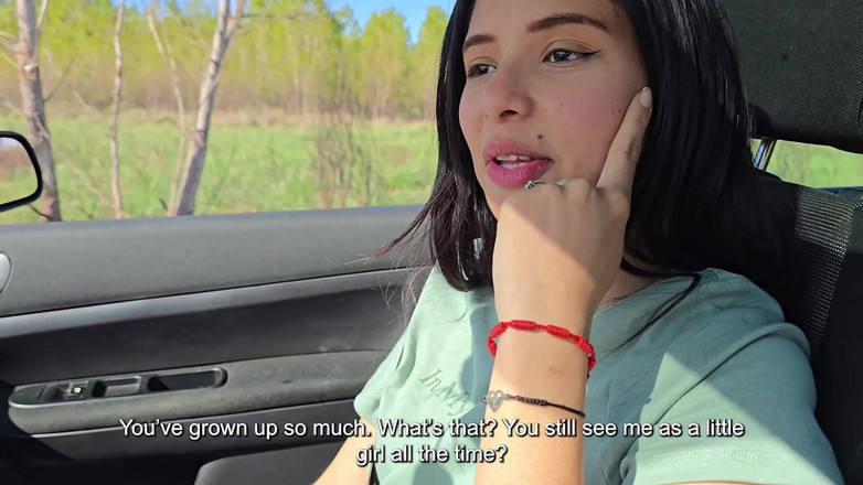 Labestiaylabella: Seksi pazarlamacı işe geliyor ama yolda arabada harika seks yaptık