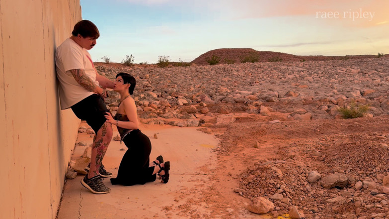 Rare Ripley: Outdoor Sloppy Face Fuck W/ Justanicecock