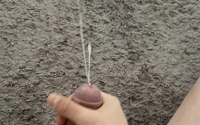 JerkingBow: Jerking off and Huge Cumshot