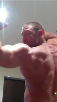 After Gym Sweaty Muscle Worship and Huge Cumshot