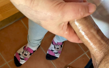 Princess Jeanne: Honění v koupelně pěkné nohy