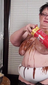 Teplá sladká honey je pečení