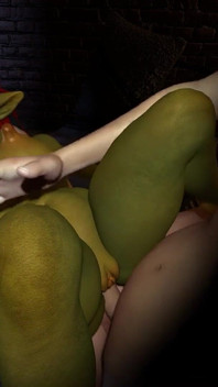 Goblin girl dupla penetração