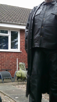 Leather Trench Coat