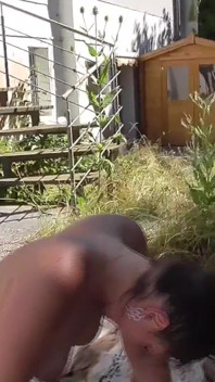 Melina May! Hart Outdoor Assfuck