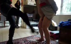 Kick the pig balls hard