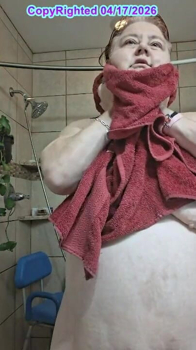 BBW nurse Vicki adventures with friends: After a Hot Sshower Nurse Vicki Dries off and Does...