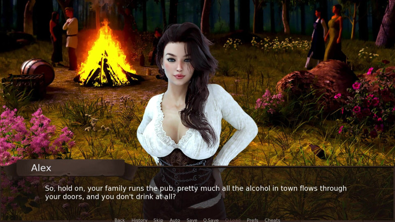 3D Cartoon Porn: Musim Cinta 5: Alex Menangkap Nova bogel mengusik dalam tab mandi