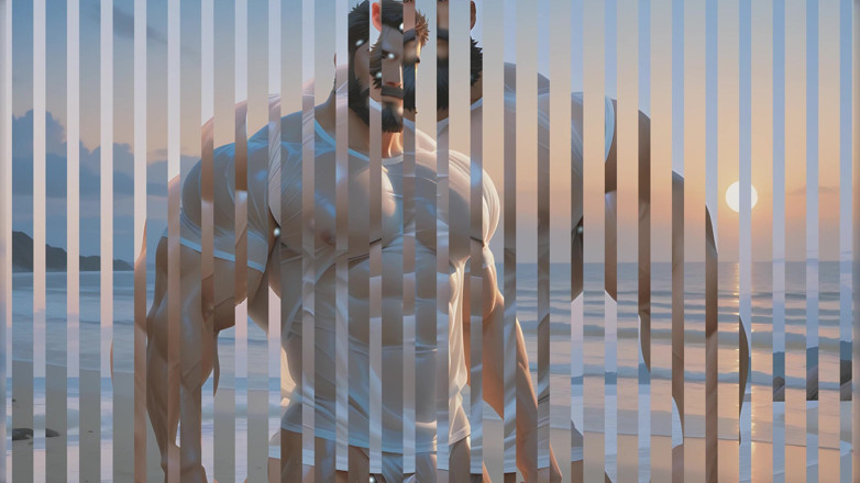LustMen: Rockstar Hunk Solo Teasing Balls and Shaft with Cum Splatter