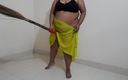 Aria Mia: Desi Maid Gets Sexually Aroused While Sweeping the House and...