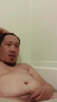 Papi calentando su gruesa polla