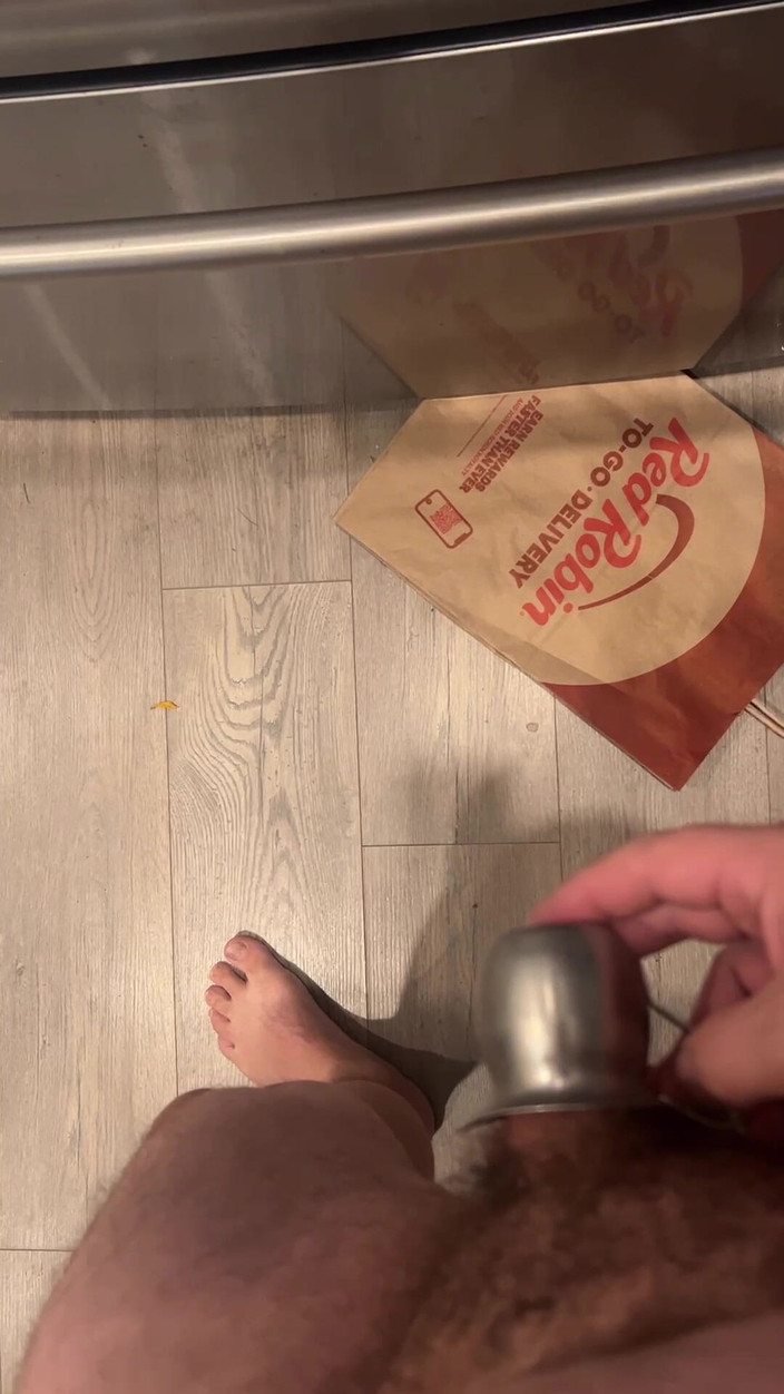 Dick Pants: 量度和冷杯，收缩鸡巴