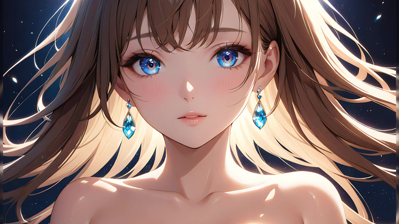 LustRender: Quiet Joy: a Beautiful Young Woman in Magical Light