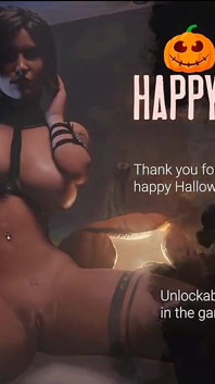 Lara e lo Specchio di Shamhain: Una parodia speciale di gioco di Halloween Hentai Ep.3 Sesso Anale Futanari sul Letto!