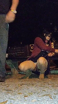 Controlled and Leashed in Leggings & High Boots