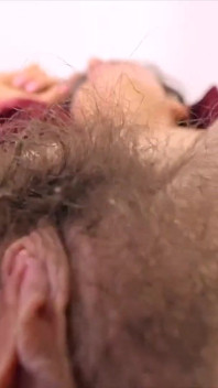 Horny Hairy Pussy Eating! Katie Zucchini Extra Hairy