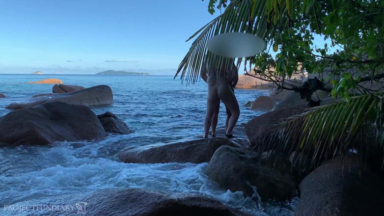 Projectsexdiary: Atrapar pareja desnuda - sexo en la playa