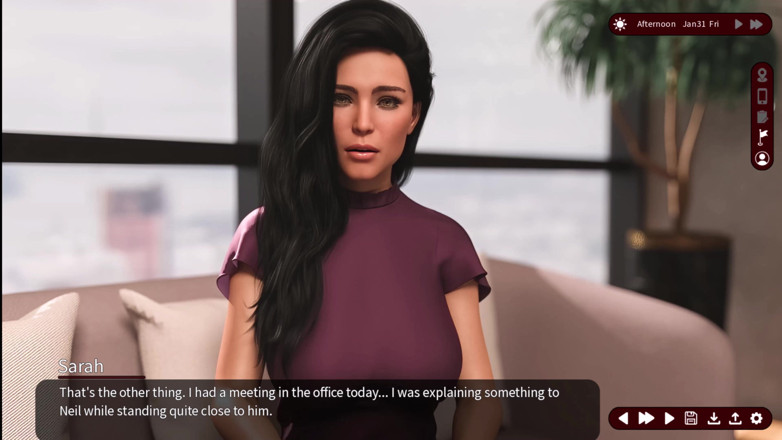 Johannes Gaming: Szepty Desire 22 Sarah pokazała swoje piersi butikowemu asystentowi Louisowi