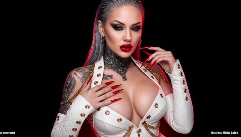 Goddess Misha Goldy: Відьма доїть. Ти думаєш, мої очі чарівні? Доведіть це своїм членом